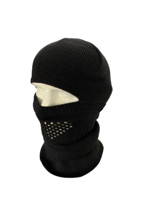 Savex American Triko Bere & Kar Maskesi Siyah