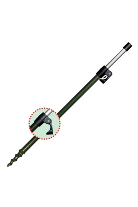 CZ 0925 Tel. Alu Bank Stick 60-100 cm