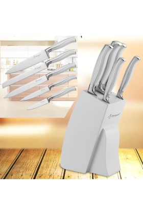 Mutfak Bıçak Seti - 6lı  - Hera - Inox - Penguen (PNG-1802)