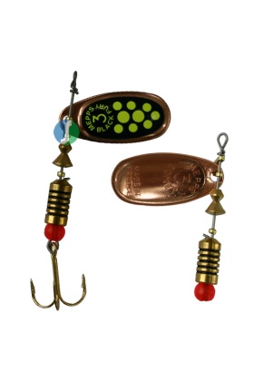 Alabalık Turna Döner Olta Kaşık - Mepps - Black Fury - Bakır-Yeşil No:2