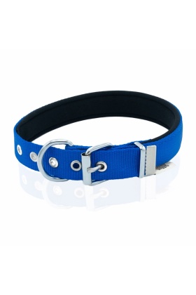 Doggie Konfor Dokuma Boyun Tasması Royal Blue 2.5*42-50 cm (DSBT-2510 L)