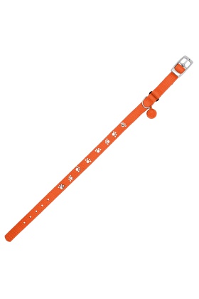 Royalist PC-11 Pati Baskılı Kedi-Köpek Tasması 10mm*30cm Turuncu