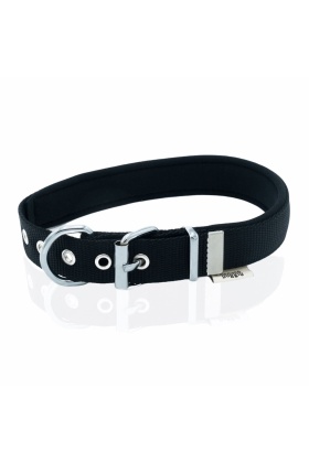 Doggie Konfor Dokuma Boyun Tasması Siyah 2.5*37-45 cm (DSBT-2510 M)