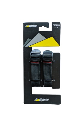 Alpinist Perlon Bant 120 cm Siyah