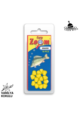 Yüzen Silikon Mısır Yem - Yüzen Sazan Mısırı - Mini - 10 Adet - Vanilya Kokulu