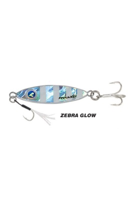 Metal Jig Yem - Ryuji Zuby - 32mm 6.6gr - Zebra Glow