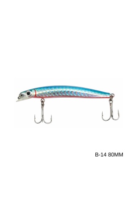 Maket Balık - Kurşun Arkası Rapala - 8cm 5gr - Sea Bose B-14