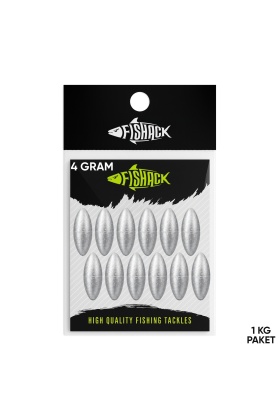 Gezer Olta Kurşunu - Kıstırma (Zeytin) Kurşun -  4 Gram - 1KG