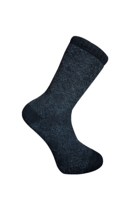 Kuzu Yünü Havlu Erkek Çorabı - Eskimo - Lacivert - No: 41-44 (13905)