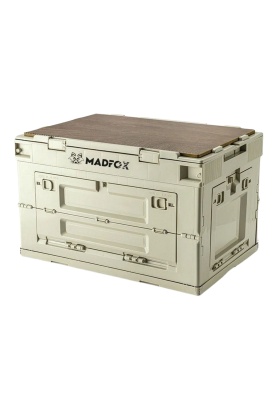 Katlanabilir Kamp Saklama Kutusu - 60  LT - Madfox - Haki - 547304