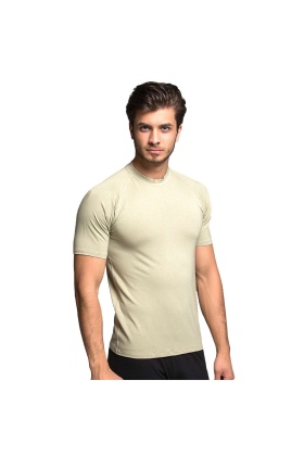 Bambu Erkek T-Shirt - Kısa Kol - Thermoform - Kum