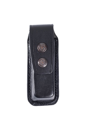 Hakiki Deri Tekli Şarjör Kılıfı 9 mm - Siyah (YT-002)