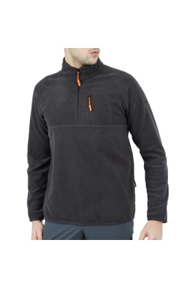 Alpinist Gamma Fermuarlı Erkek Polar Sweet Antrasit (600508)