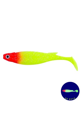 Silikon Balık - 10g 100mm - Fishack PredatorX - UV Boyalı - Solar