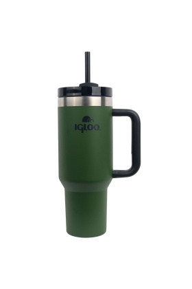 Çelik Mug Termos - Igloo - Stadler - 1.2 lt - Haki/Siyah - 205787