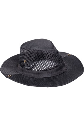 Fileli Outdoor Şapka - Balıkçı Şapka - Siyah - ART-7502