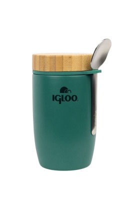 Çelik Yemek Termos - Igloo - Bamboo - 500 ml - Yeşil - 205789