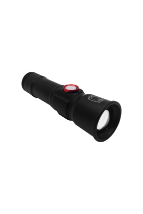 Panther USB Şarjlı Metal Zoomlu El Feneri PT-4060