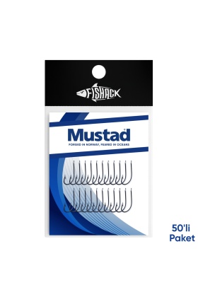 Olta İğnesi - Mustad - 2300 - Lacivert - No: 20  (50li Paket)