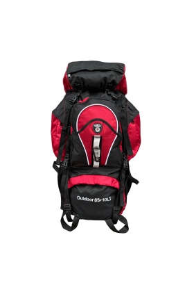 Cakard Profesyonel Dağcı Sırt Çantası 85+10 Lt Kırmızı 985-CK