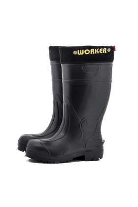 Lemigo Worker Eva Burun Korumalı Siyah Çizme (899)