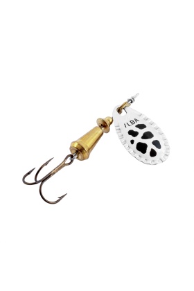 Alabalık Turna Döner Olta Kaşık - Ilba Spark Eco 95AN2 - Gümüş/Siyah - No:2