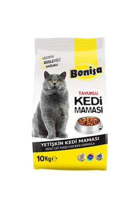 Yetişkin Kedi Maması - Bonisa - Tavuklu - 10 Kg