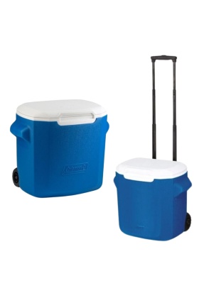 Soğutucu Buzluk - Coleman - Performance 28 QT Tekerlekli - 26 lt - Mavi/Beyaz