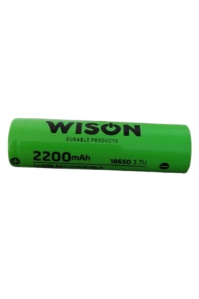 Wison WS-18650 3.7V 2200mAH Li-ion Pil