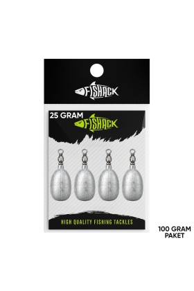 Fishack Fırdöndülü Kurşun 25gr (100gr)