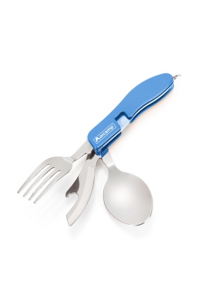 Kamp Çatal&Kaşık&Bıçak Seti - Orcamp - Mavi (OUT-1350)