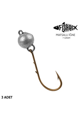 Mafsallı Jighead - Hareketli Kurşunlu İğne - Fishack - 7 Gram - 3lü Paket
