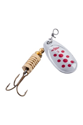 Döner Kaşık - Fishack GlideX - Silver Red - 7g - No:3 - Alabalık/Turna/Levrek Olta Kaşığı