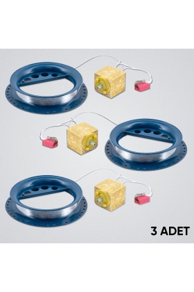 Sazan El Oltası Takımı - Büyük Kasnak - 3 Adet - 4 İğneli - Küspeli