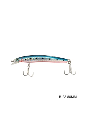 Maket Balık - Kurşun Arkası Rapala - 8cm 5gr - Sea Bose B-23