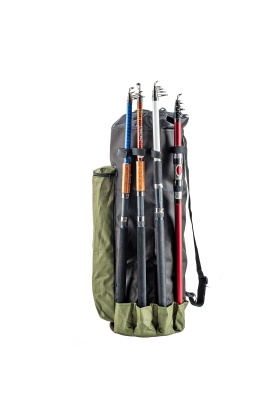 Euro Fish Kamış Çantası Boru Tipi Haki-Siyah 80 cm (38006)