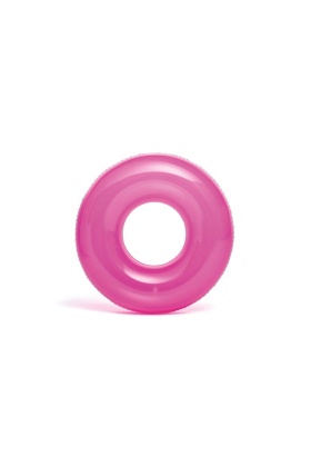 Çocuk Yüzme Simidi - Intex - Şeffaf Jumbo - Mor - 76 cm (59260)