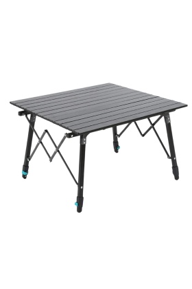 Katlanabilir Alüminyum Kamp Masası - Akordion - Madfox Skylite - Siyah - 546249
