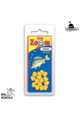 Yüzen Silikon Mısır Yem - Yüzen Sazan Mısırı - Mini - 10 Adet - Bal Kokulu