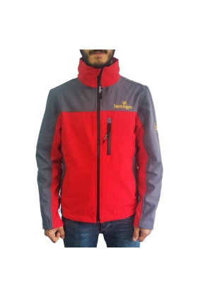 Lemigo Softshell Kırmızı-Gri Mont