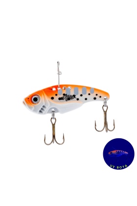 Vibrasyon Yem - LRF/Spin Jig - Fishack VibraX - 15g 55mm - Snow Drift - UV Boyalı