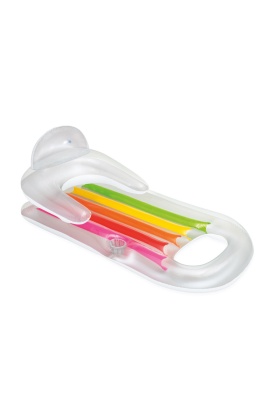 Şişme Havuz Deniz Yatağı - Sultan Yatağı - Bardaklıklı - Gümüş (58802EU)