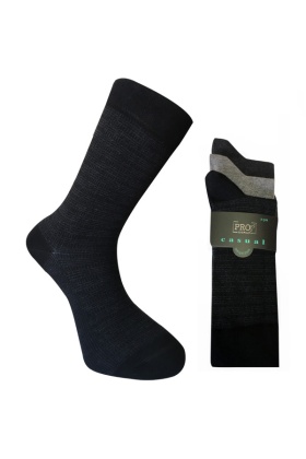 8501-1 Penye Casual 3lü Erkek Çorabı