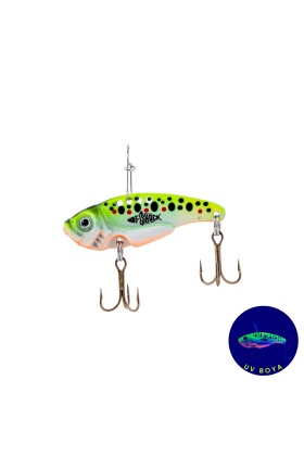 Vibrasyon Yem - LRF/Spin Jig - Fishack VibraX - 7g 40mm - Fire Gill - UV Boyalı