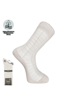 Pro Çorap Atlas Modal Erkek Çorabı Krem (18139-R8)