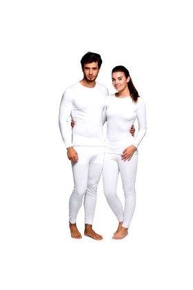 Yetişkin Termal İçlik - Thermoform - Active Ribana - Beyaz