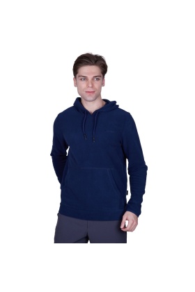 Alpinist Cliff Erkek Kapşonlu Polar Lacivert (600509)