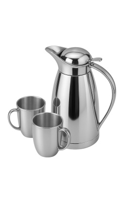 1.2 LT - Termos Seti - Çelik Bardaklı - 2 Bardaklı - Square