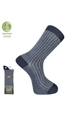 Pro Çorap Gence Bambu Erkek Çorabı Mavi (17101-R2)