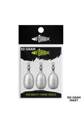 Fishack Fırdöndülü Kurşun 50gr (150gr)